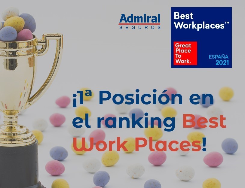 Admiral Seguros, la mejor empresa para trabajar en España