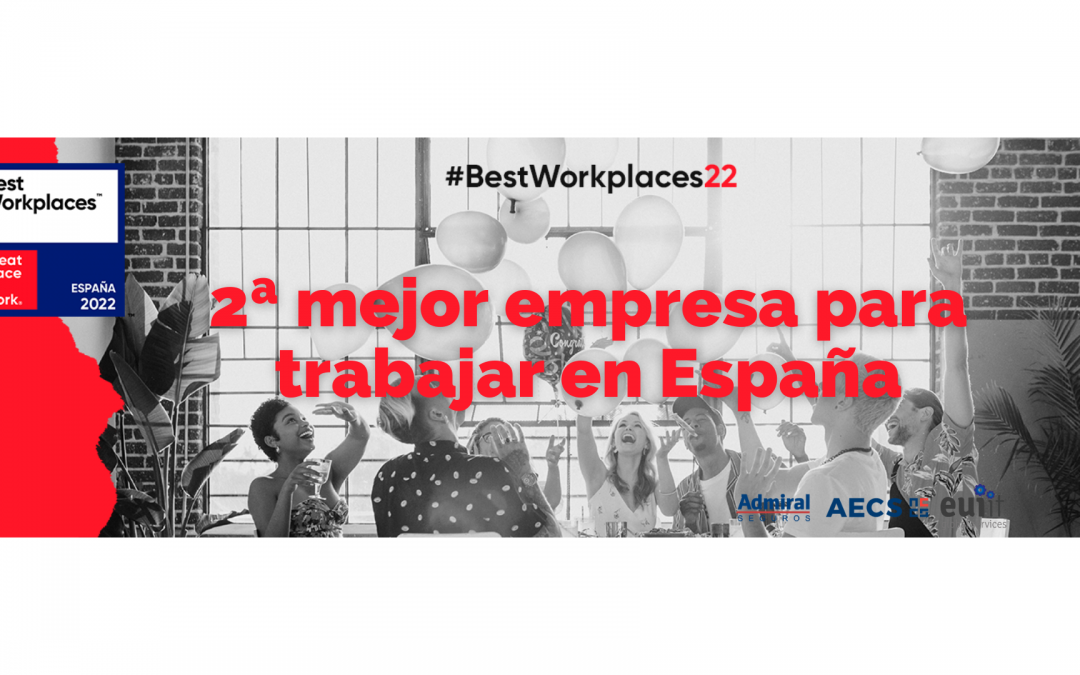 Admiral Seguros, 2ª mejor empresa para trabajar en España